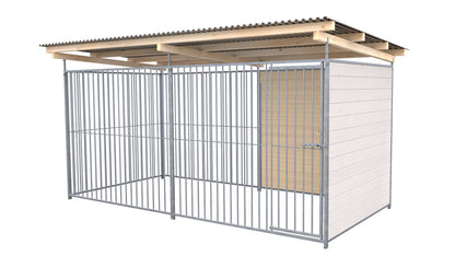 SAUERLAND Hundezwinger 2 x 4 m mit Dach