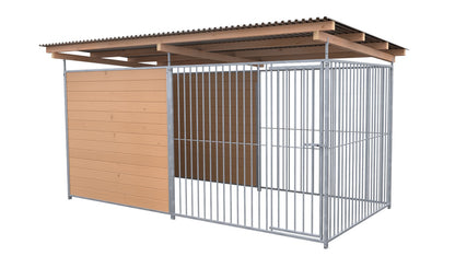 SAUERLAND Hundezwinger 2 x 4 m mit Dach