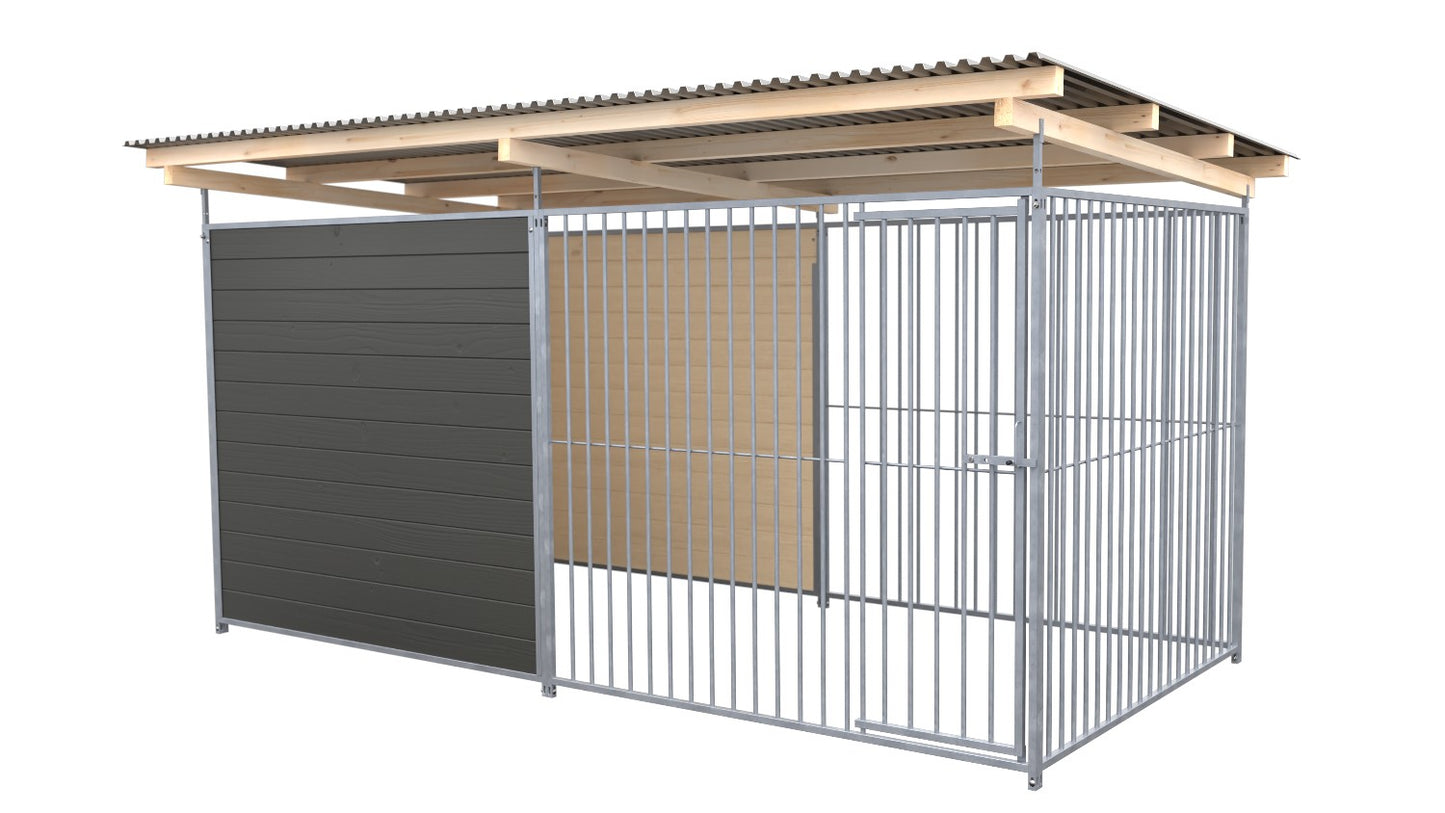 SAUERLAND Hundezwinger 2 x 3 m mit Dach