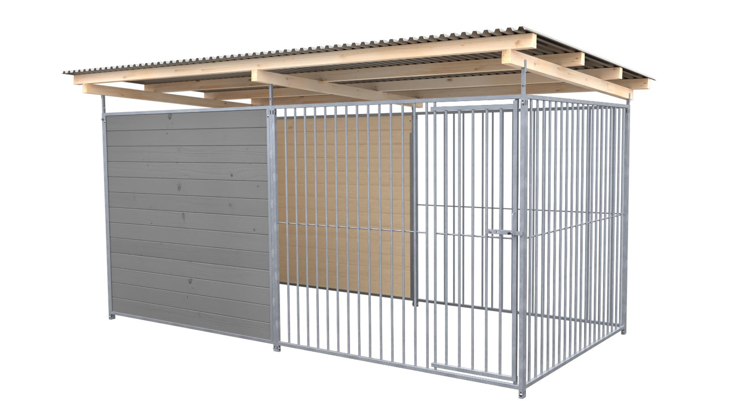 SAUERLAND Hundezwinger 2 x 3 m mit Dach