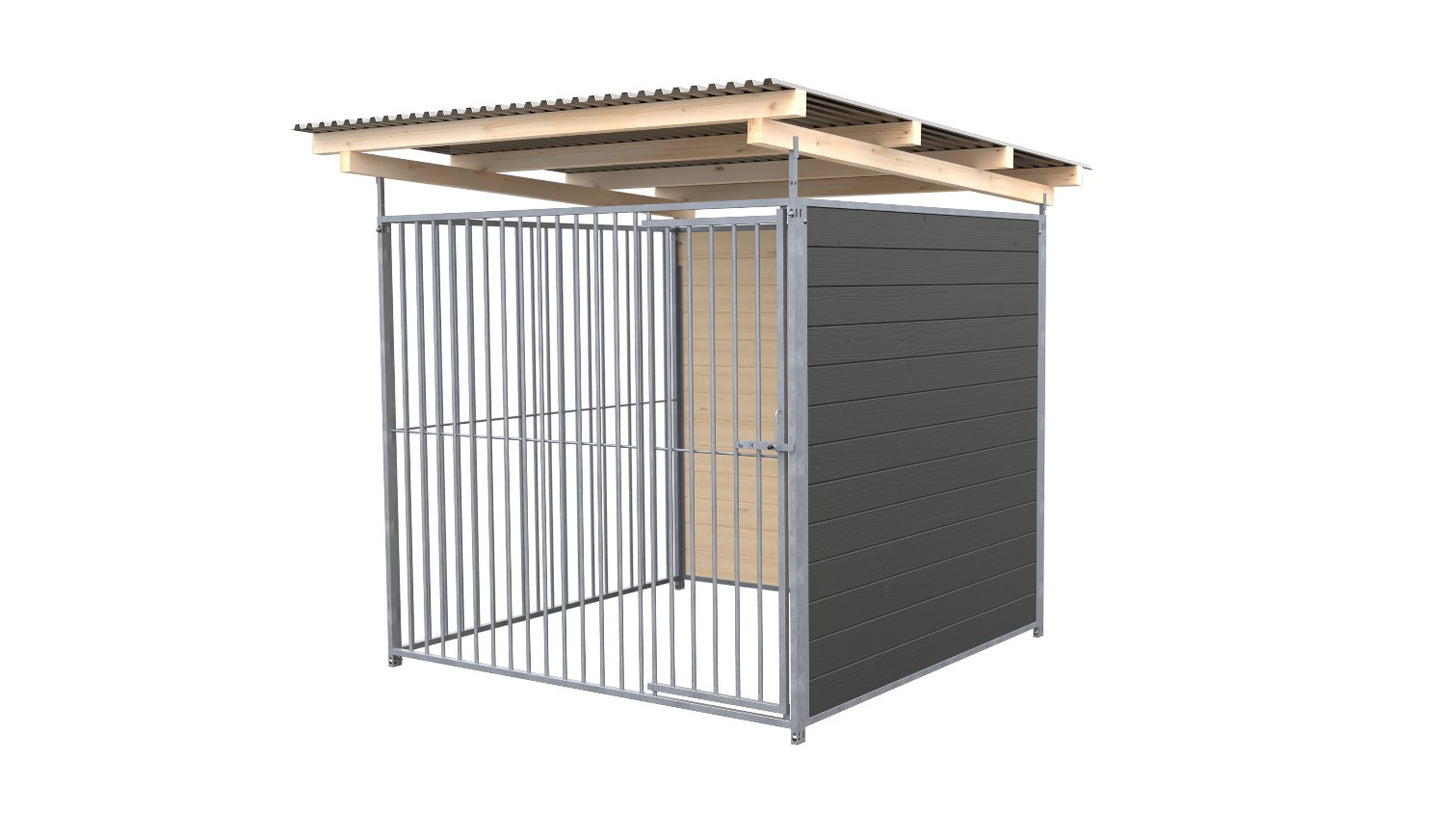 SAUERLAND Hundezwinger 2 x 2 m mit Dach