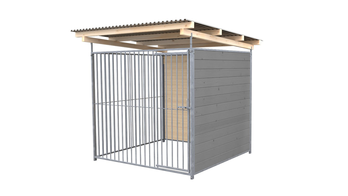 SAUERLAND Hundezwinger 2 x 2 m mit Dach