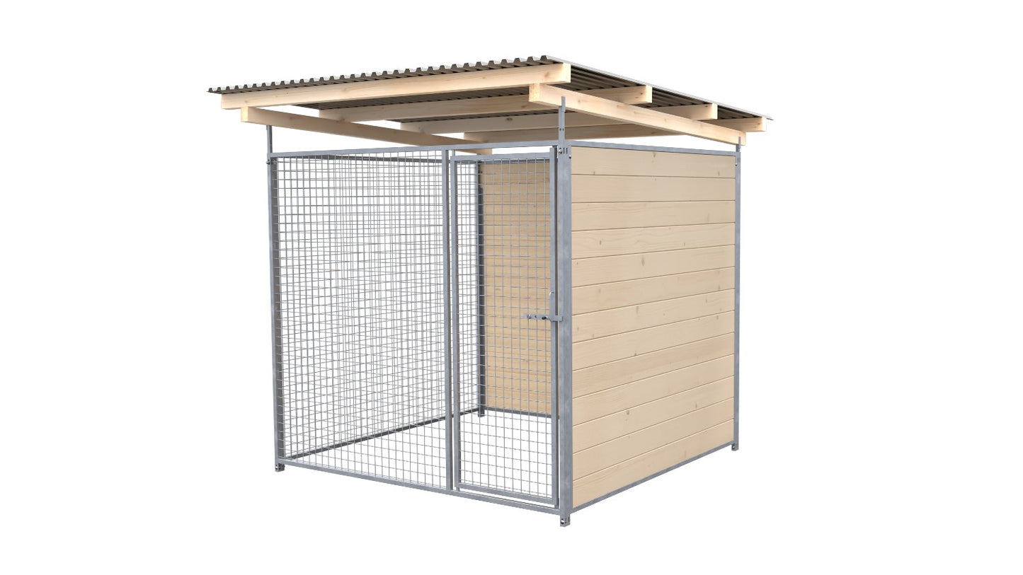 SAUERLAND Hundezwinger 2 x 2 m mit Dach