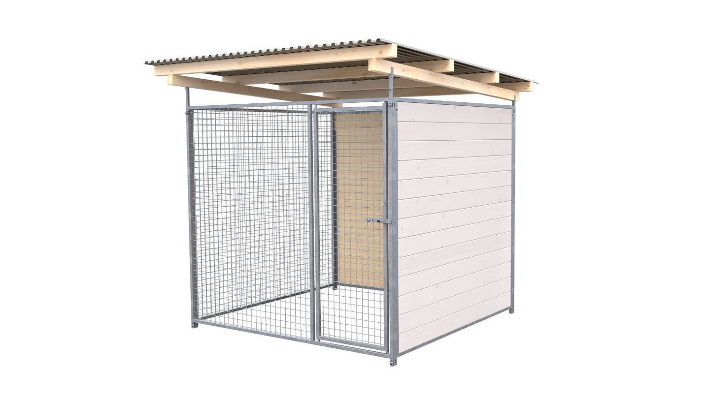 SAUERLAND Hundezwinger 2 x 2 m mit Dach