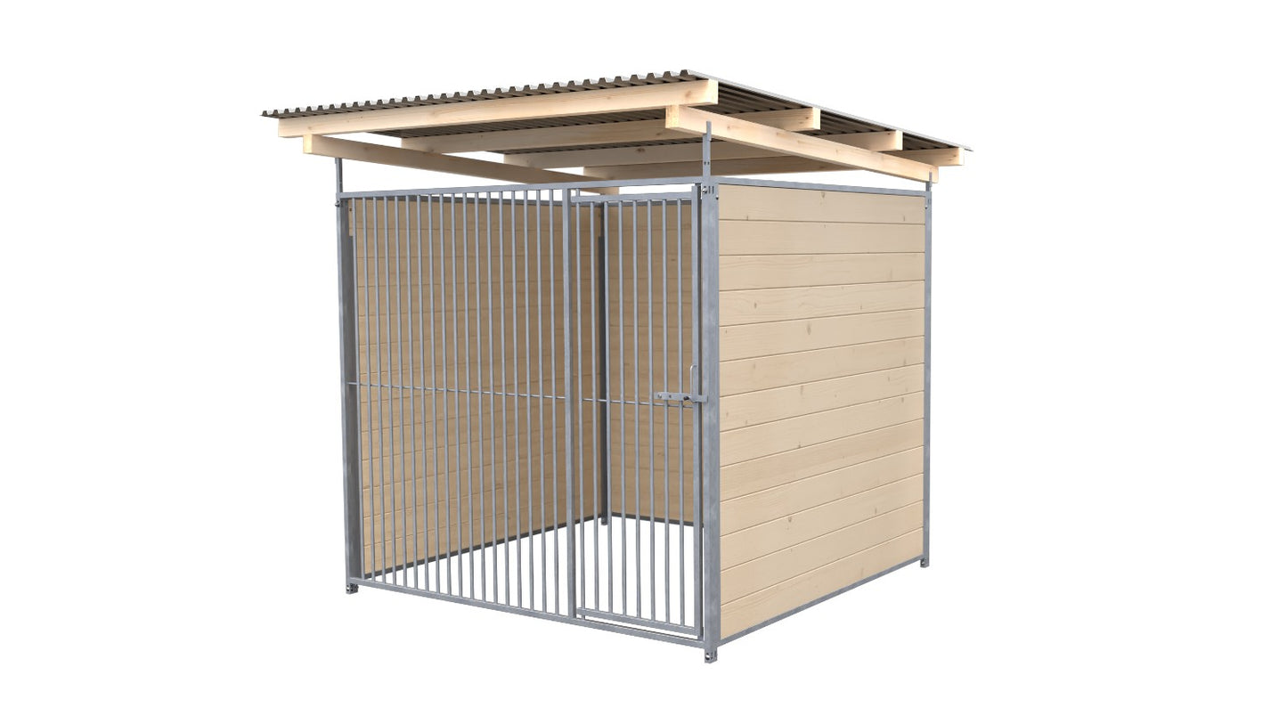 SAUERLAND Hundezwinger 2 x 2 m mit Dach