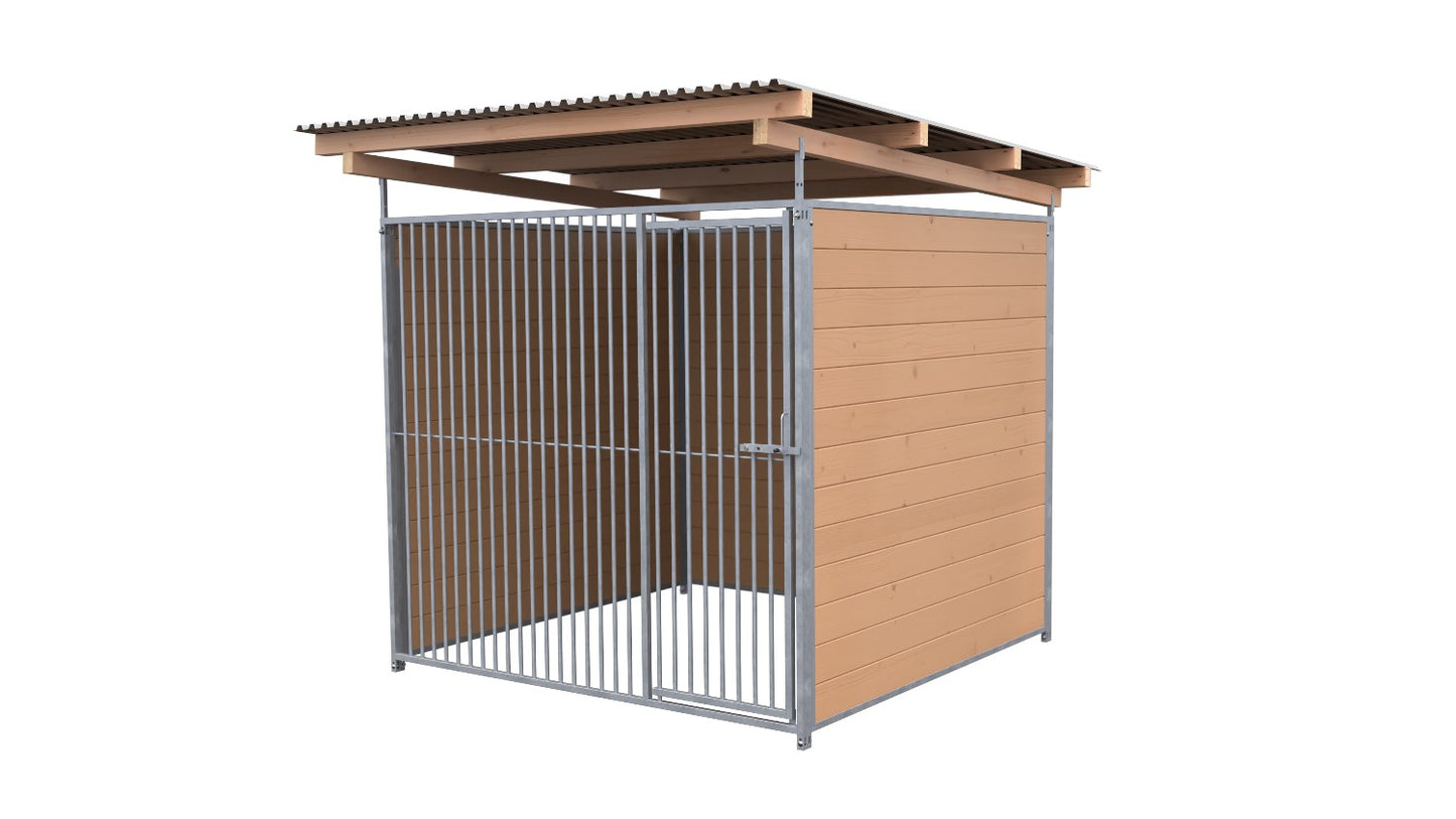 SAUERLAND Hundezwinger 2 x 2 m mit Dach