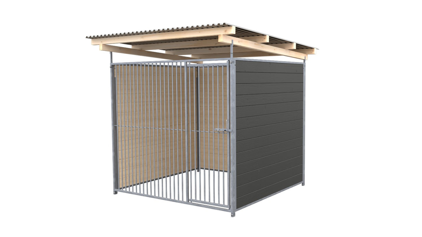 SAUERLAND Hundezwinger 2 x 2 m mit Dach