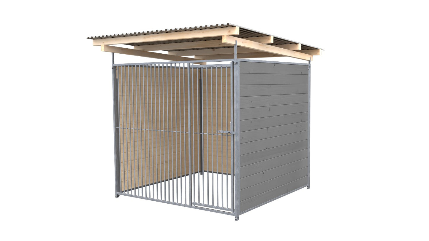 SAUERLAND Hundezwinger 2 x 2 m mit Dach