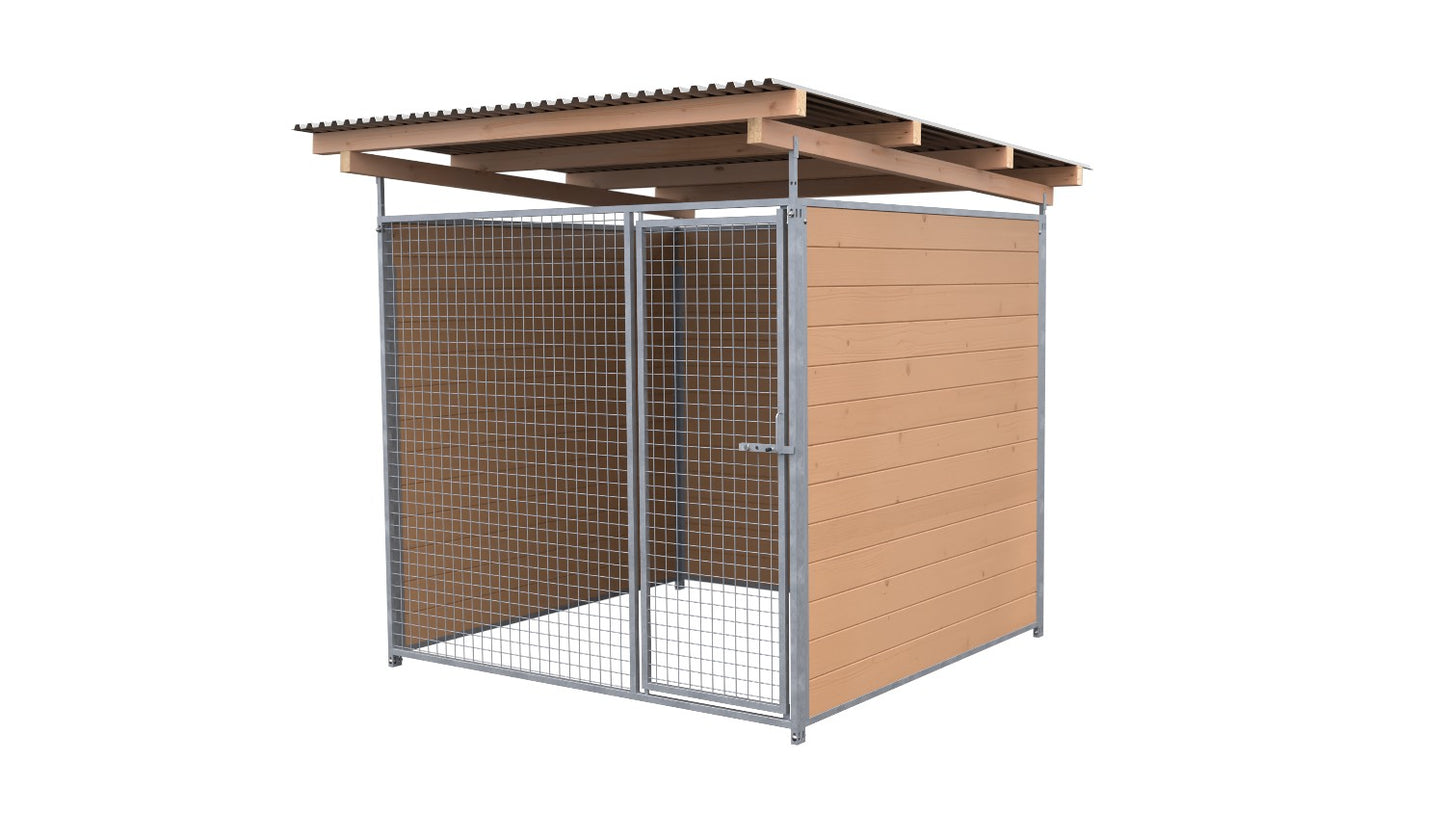 SAUERLAND Hundezwinger 2 x 2 m mit Dach
