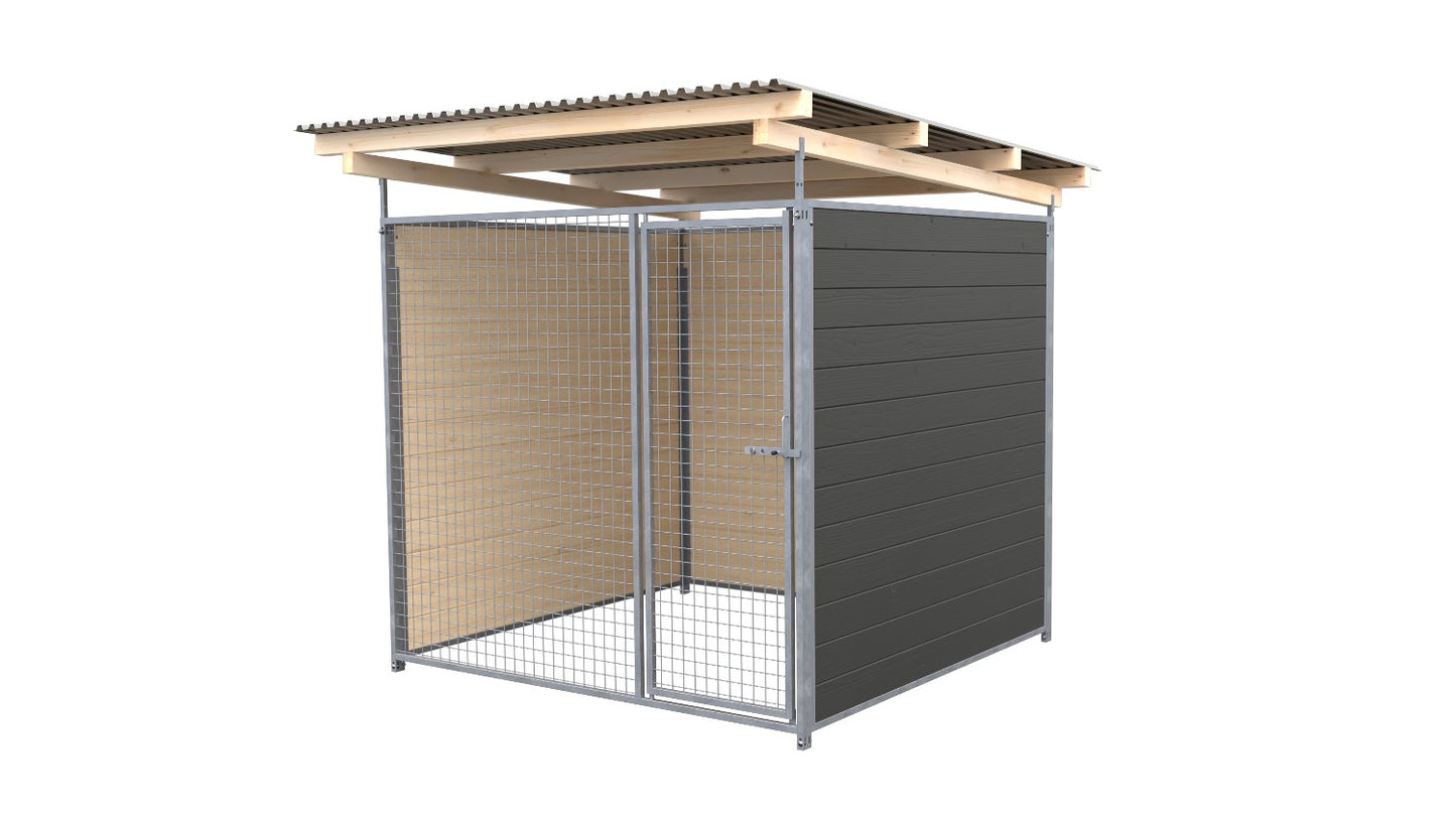 SAUERLAND Hundezwinger 2 x 2 m mit Dach