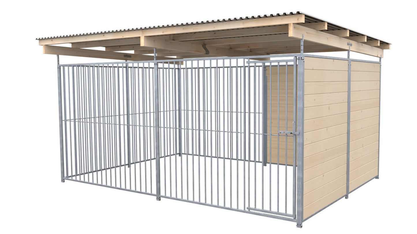 SAUERLAND Hundezwinger 3 x 3 m mit Dach