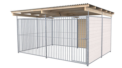 SAUERLAND Hundezwinger 3 x 3 m mit Dach