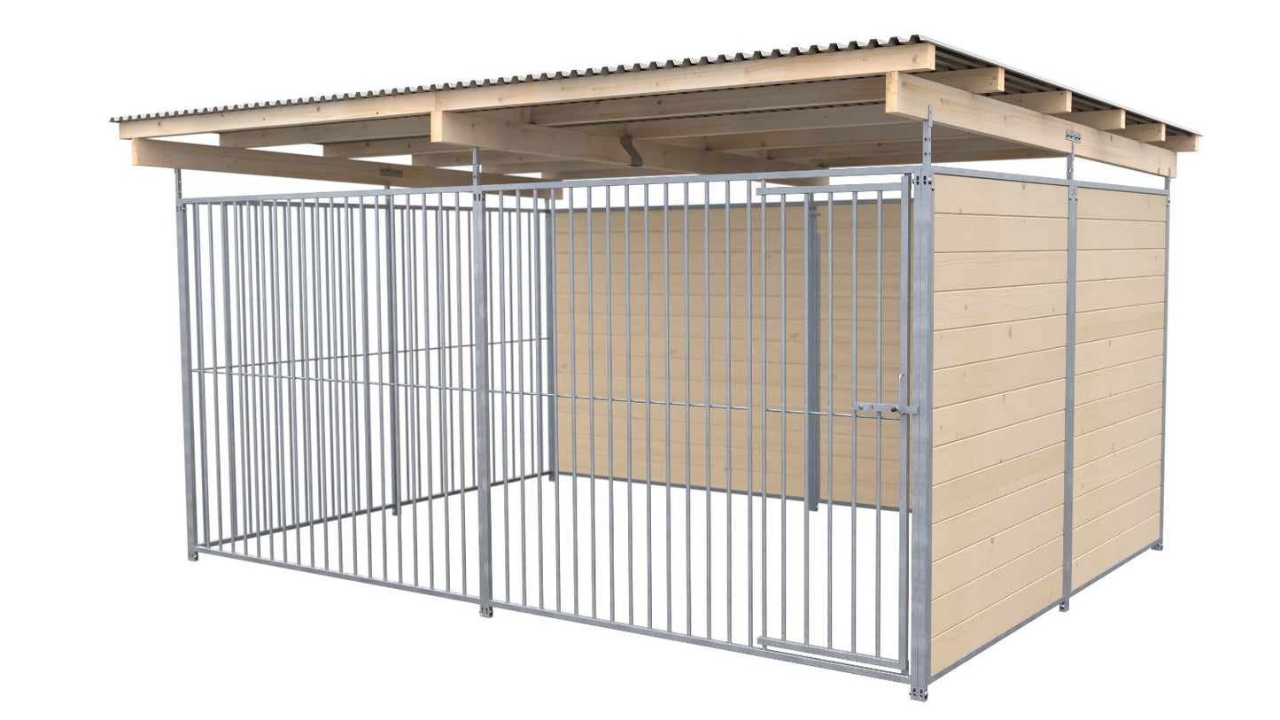 SAUERLAND Hundezwinger 3 x 3 m mit Dach