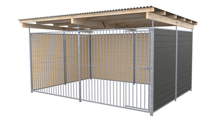 SAUERLAND Hundezwinger 3 x 4 m mit Dach