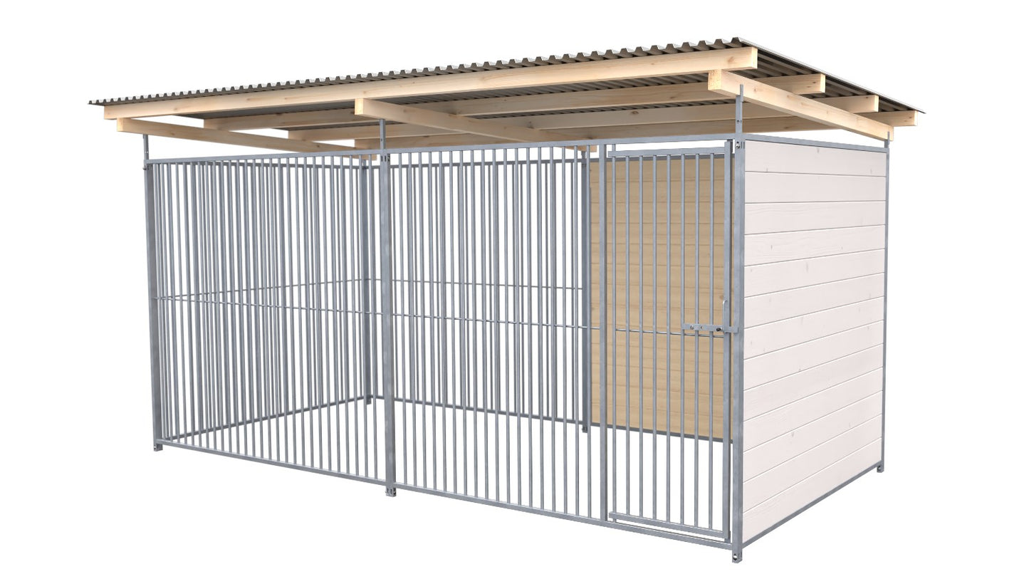 SAUERLAND Hundezwinger 2 x 3 m mit Dach