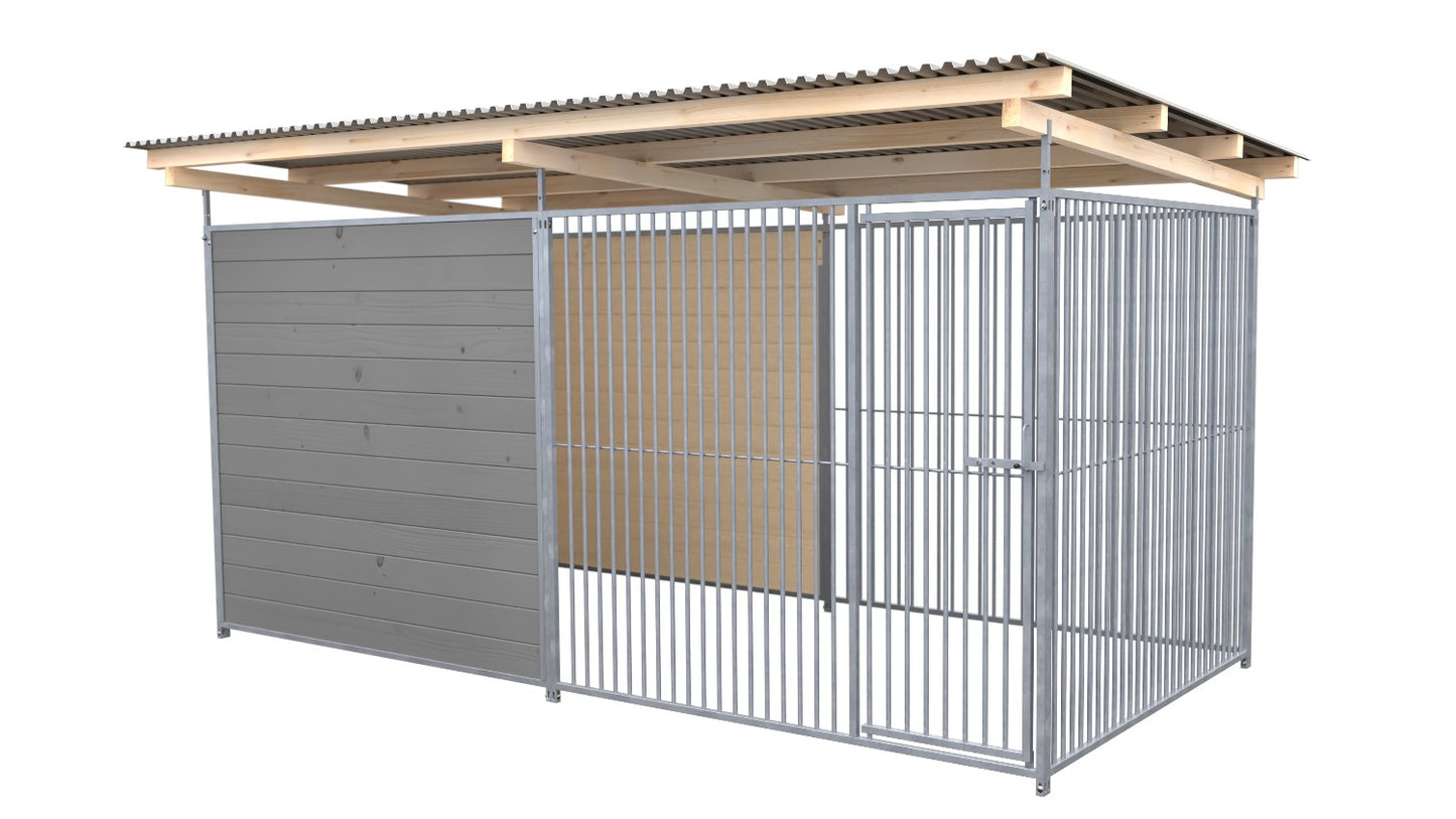 SAUERLAND Hundezwinger 2 x 3 m mit Dach