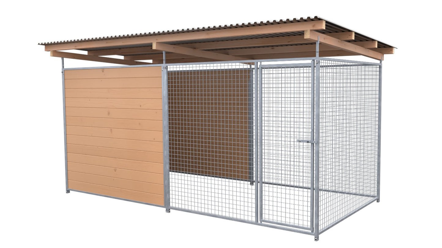 SAUERLAND Hundezwinger 2 x 3 m mit Dach