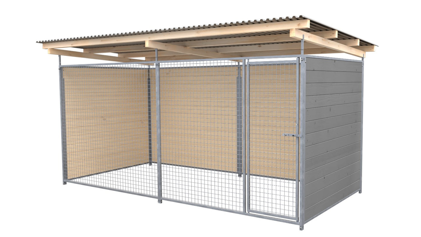 SAUERLAND Hundezwinger 2 x 3 m mit Dach