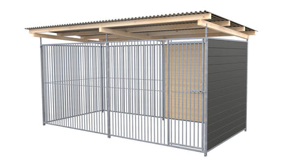 SAUERLAND Hundezwinger 2 x 4 m mit Dach