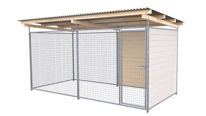 SAUERLAND Hundezwinger 2 x 4 m mit Dach