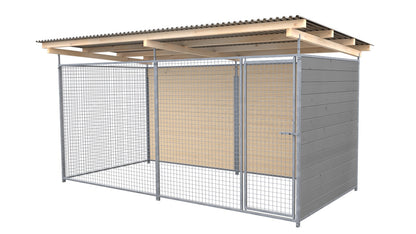 SAUERLAND Hundezwinger 2 x 4 m mit Dach