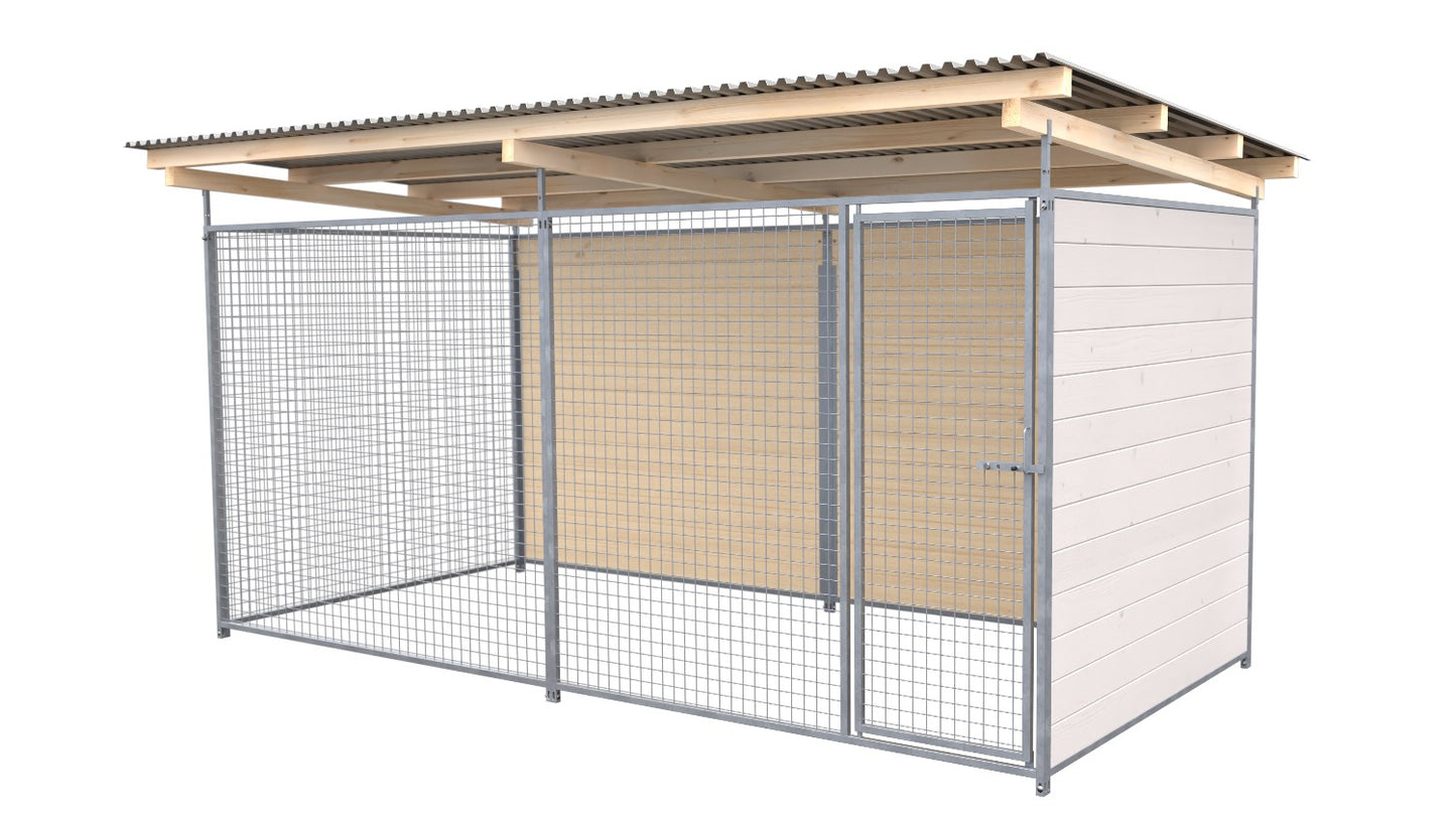 SAUERLAND Hundezwinger 2 x 4 m mit Dach