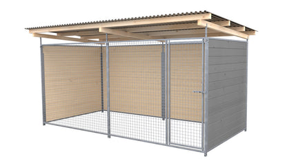 SAUERLAND Hundezwinger 2 x 4 m mit Dach
