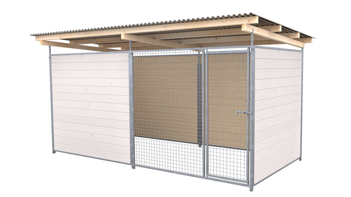 SAUERLAND Hundezwinger 2 x 4 m mit Dach
