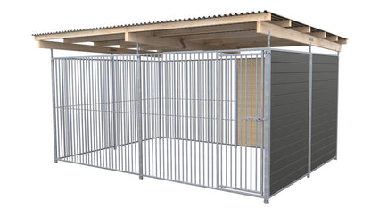 SAUERLAND Hundezwinger 3 x 3 m mit Dach