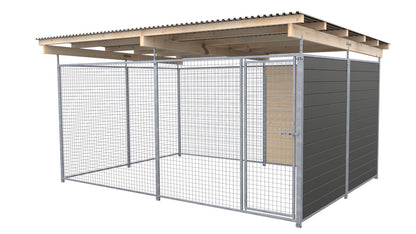 SAUERLAND Hundezwinger 3 x 3 m mit Dach