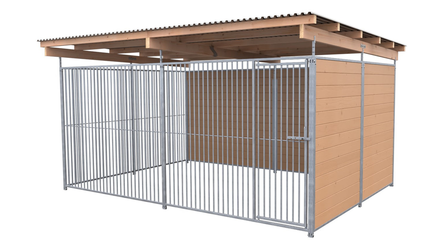 SAUERLAND Hundezwinger 3 x 3 m mit Dach