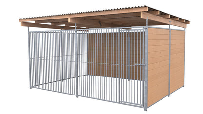 SAUERLAND Hundezwinger 3 x 3 m mit Dach