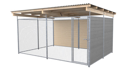 SAUERLAND Hundezwinger 3 x 3 m mit Dach
