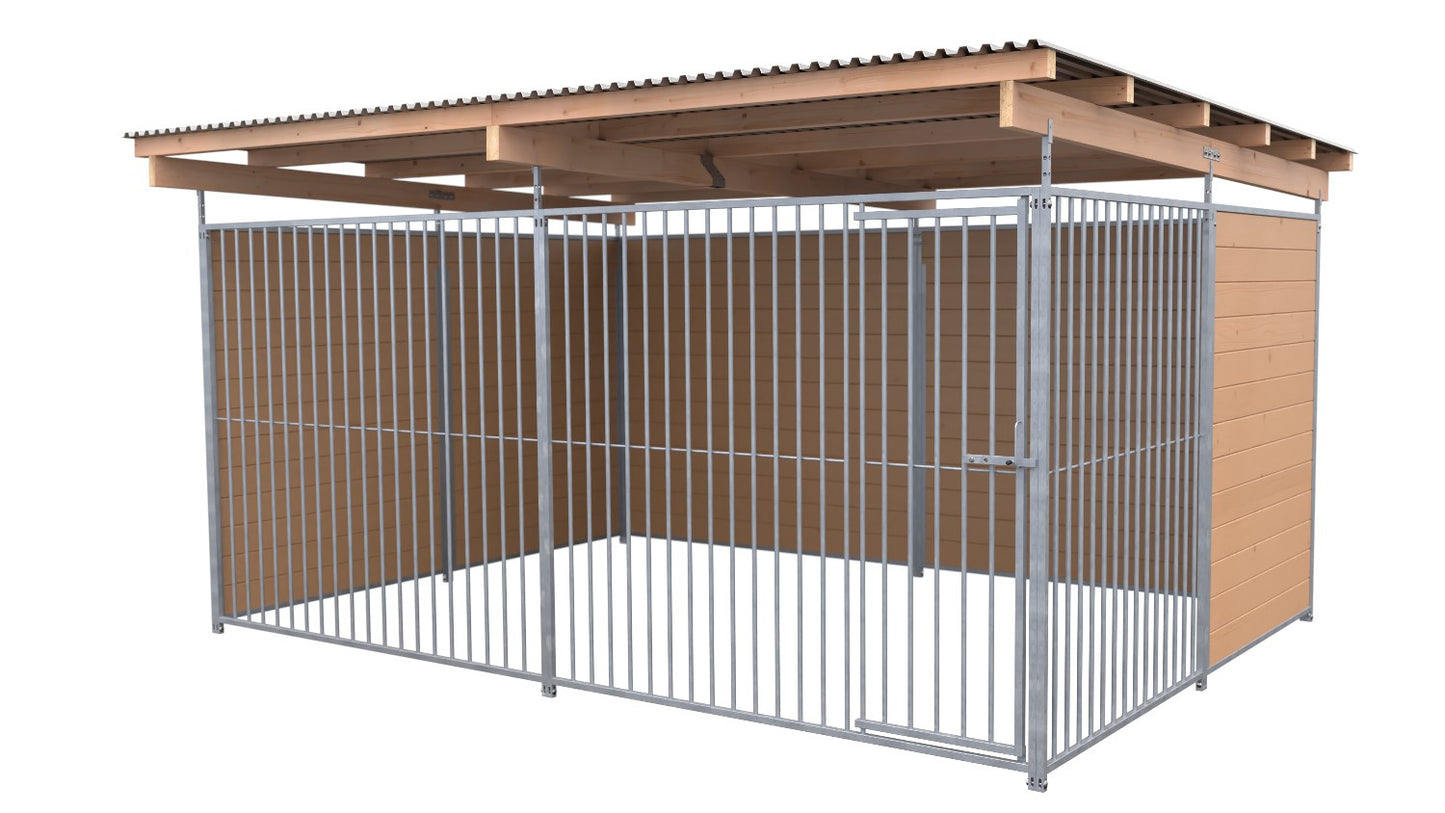 SAUERLAND Hundezwinger 3 x 3 m mit Dach