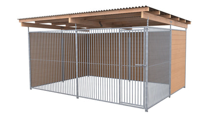 SAUERLAND Hundezwinger 3 x 3 m mit Dach