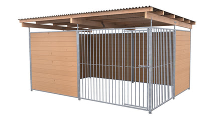 SAUERLAND Hundezwinger 3 x 3 m mit Dach