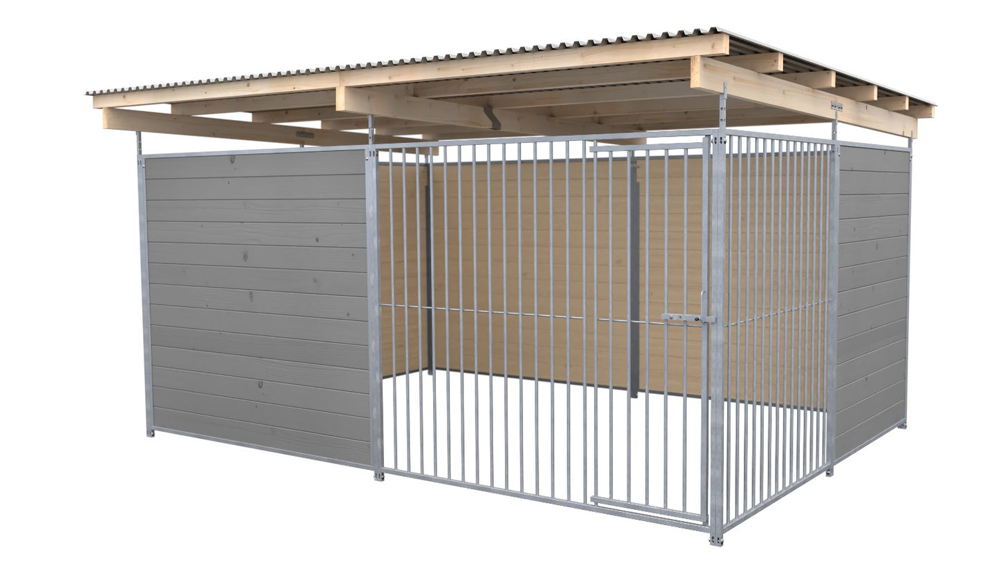 SAUERLAND Hundezwinger 3 x 3 m mit Dach
