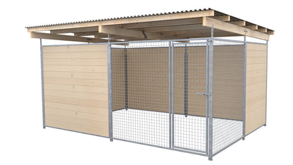 SAUERLAND Hundezwinger 3 x 3 m mit Dach