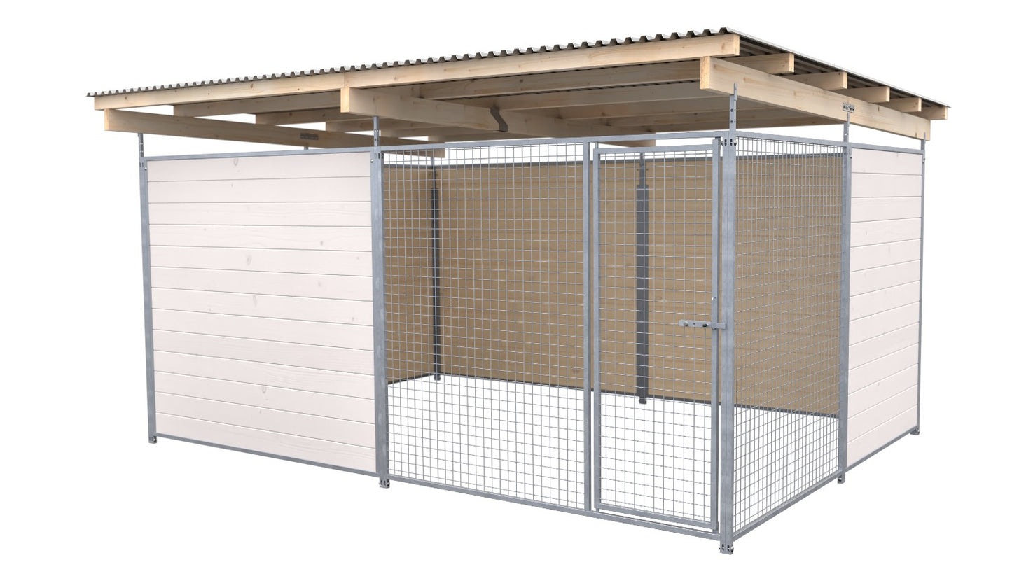 SAUERLAND Hundezwinger 3 x 3 m mit Dach