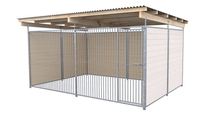 SAUERLAND Hundezwinger 3 x 3 m mit Dach