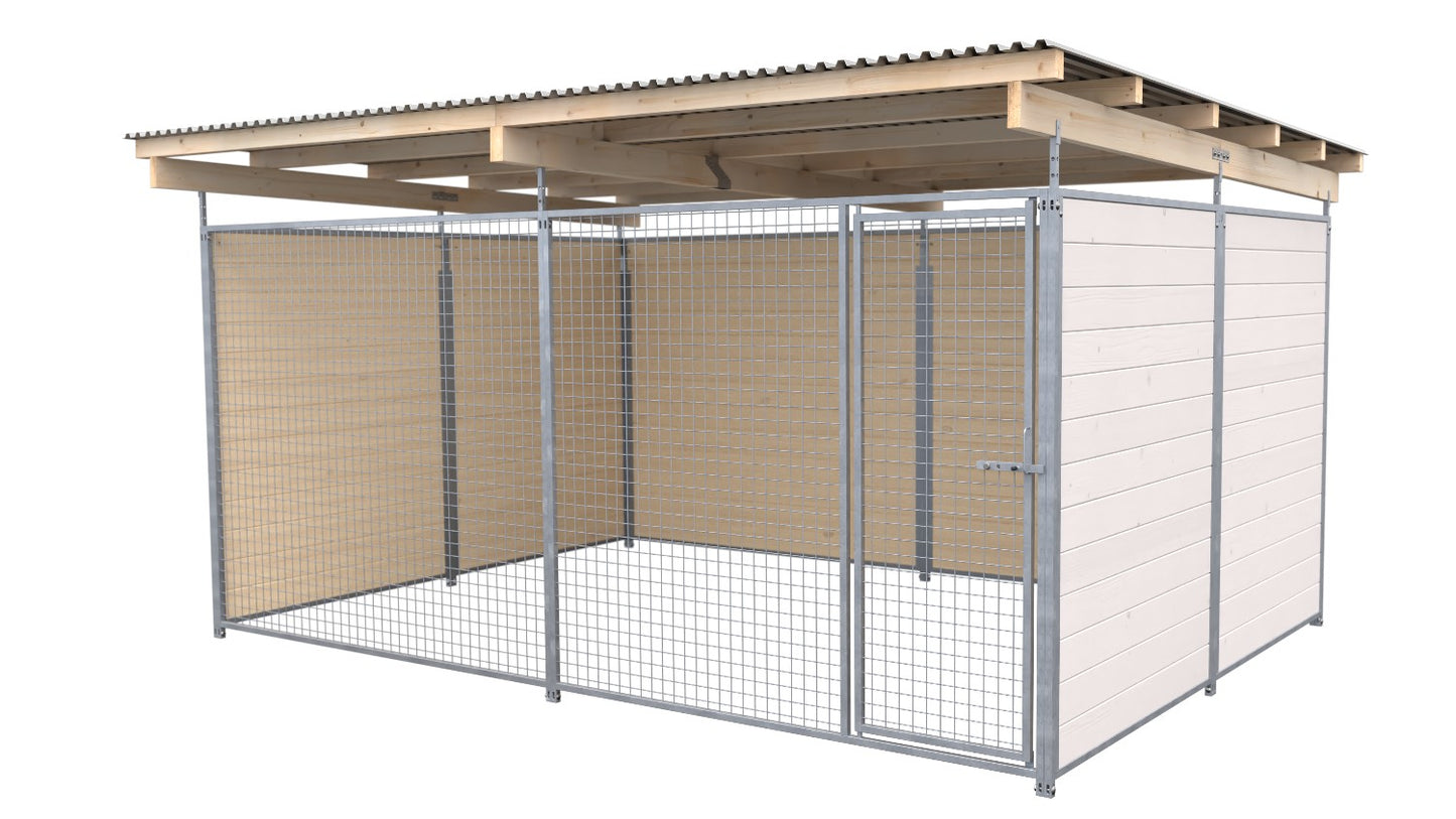 SAUERLAND Hundezwinger 3 x 3 m mit Dach