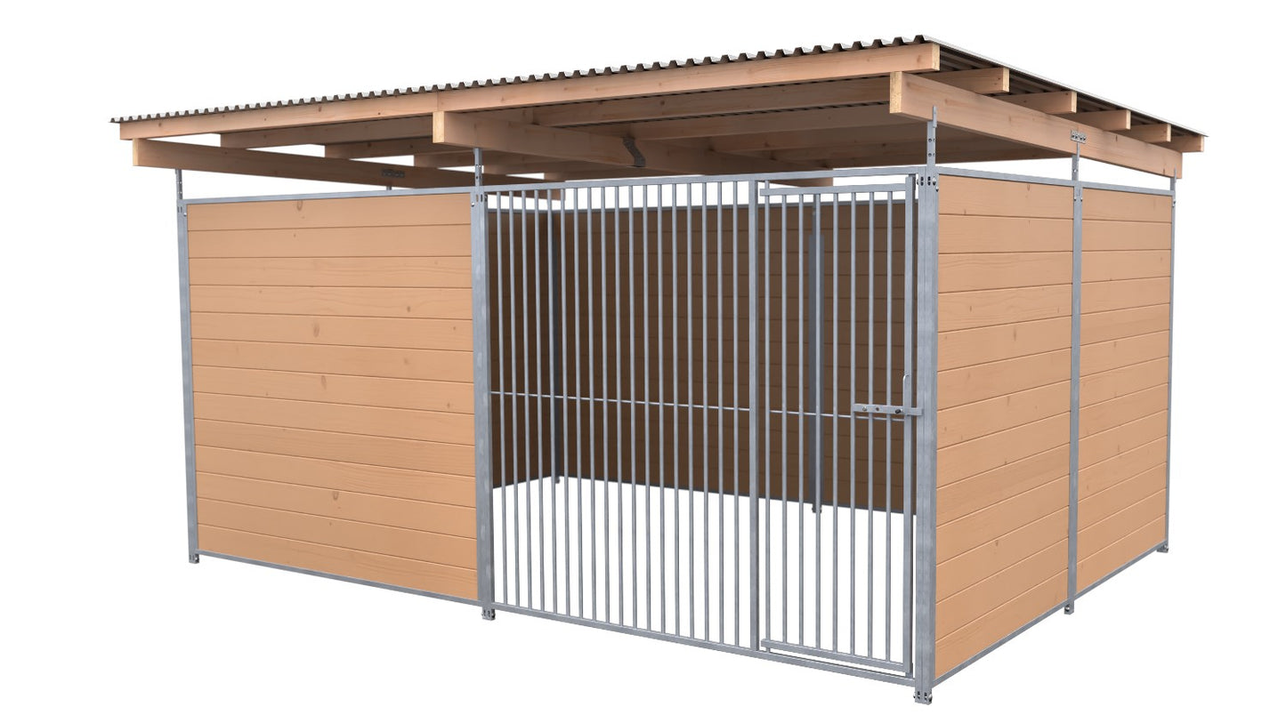 SAUERLAND Hundezwinger 3 x 3 m mit Dach