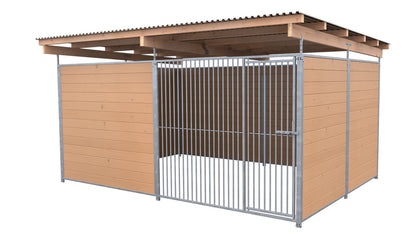 SAUERLAND Hundezwinger 3 x 3 m mit Dach