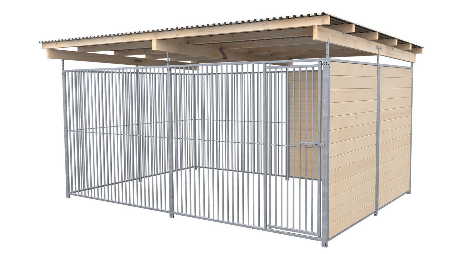SAUERLAND Hundezwinger 3 x 4 m mit Dach
