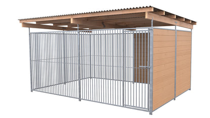 SAUERLAND Hundezwinger 3 x 4 m mit Dach