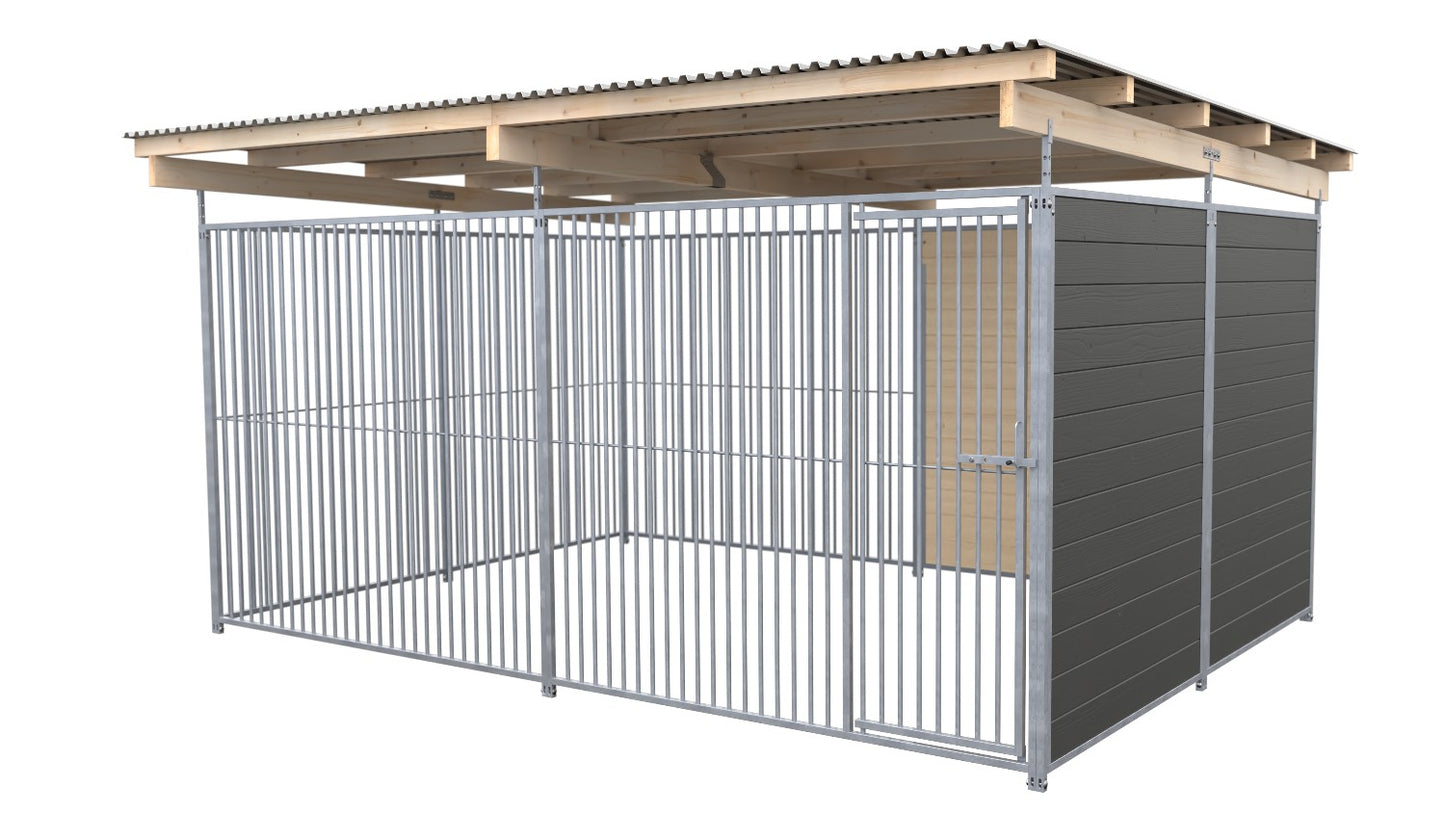 SAUERLAND Hundezwinger 3 x 4 m mit Dach