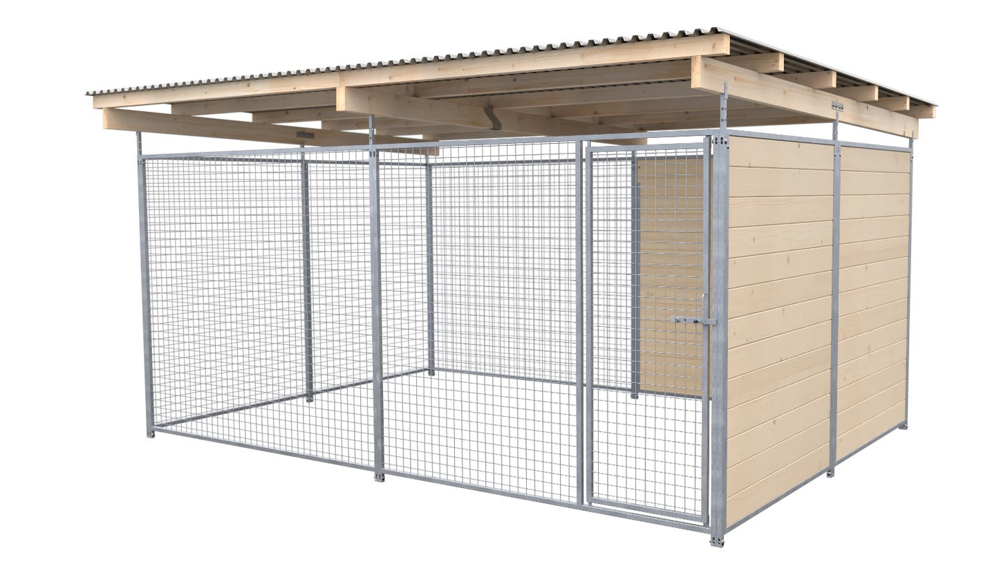SAUERLAND Hundezwinger 3 x 4 m mit Dach