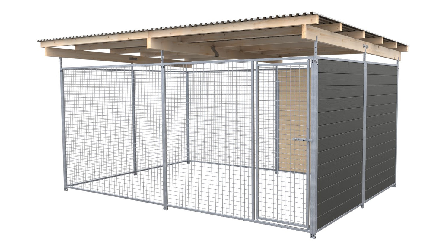 SAUERLAND Hundezwinger 3 x 4 m mit Dach