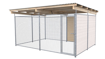 SAUERLAND Hundezwinger 3 x 4 m mit Dach