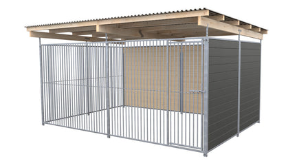 SAUERLAND Hundezwinger 3 x 4 m mit Dach